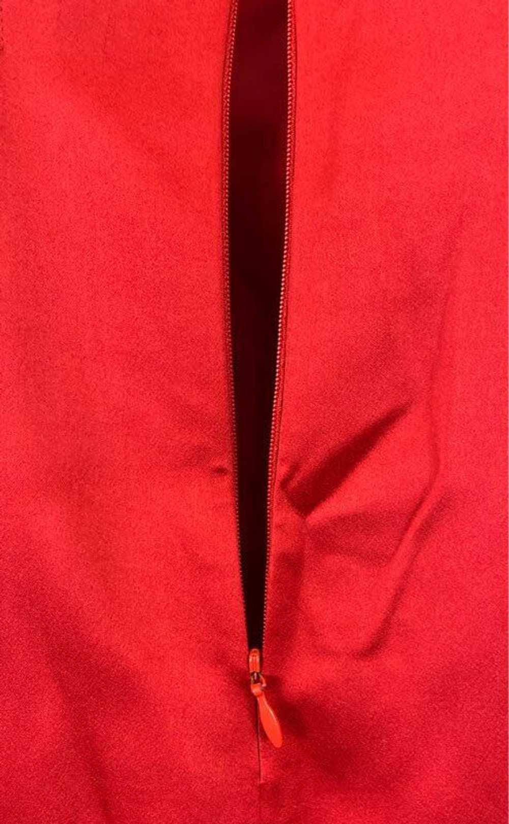 ABS By Allen Schwartz Women's Red Strapless Gown-… - image 5