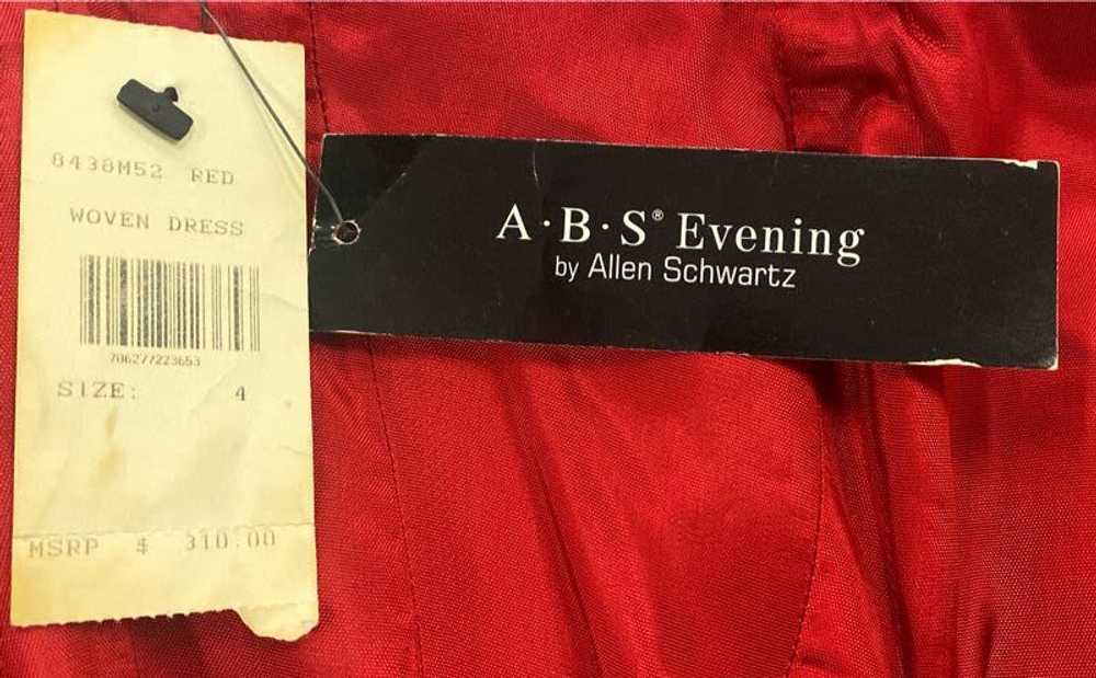 ABS By Allen Schwartz Women's Red Strapless Gown-… - image 6