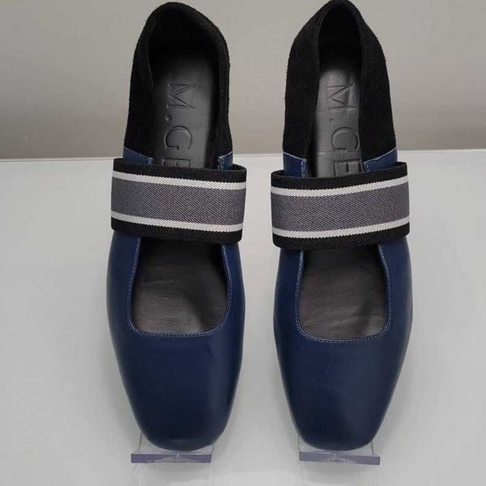 M. Gemi Ballare Flats Women Size 5.5 Blue & Black… - image 1