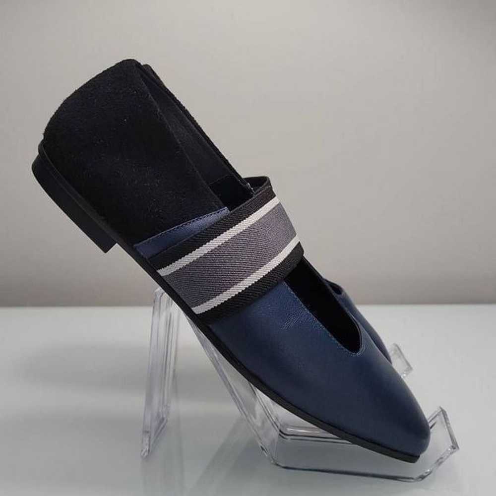 M. Gemi Ballare Flats Women Size 5.5 Blue & Black… - image 2