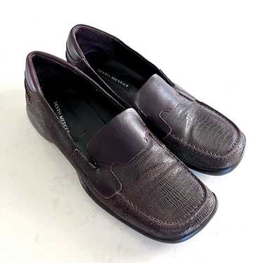Sesto Meucci brown square toe shoes size 8 1/2 - image 1
