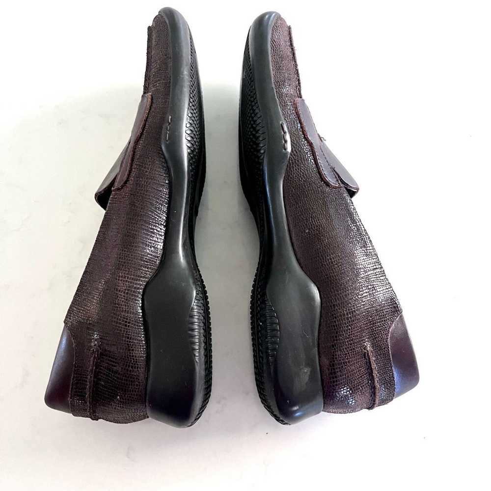Sesto Meucci brown square toe shoes size 8 1/2 - image 9