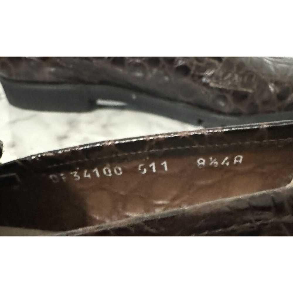 Salvatore Ferragamo Vintage Loafers Size 8.5 4A B… - image 7