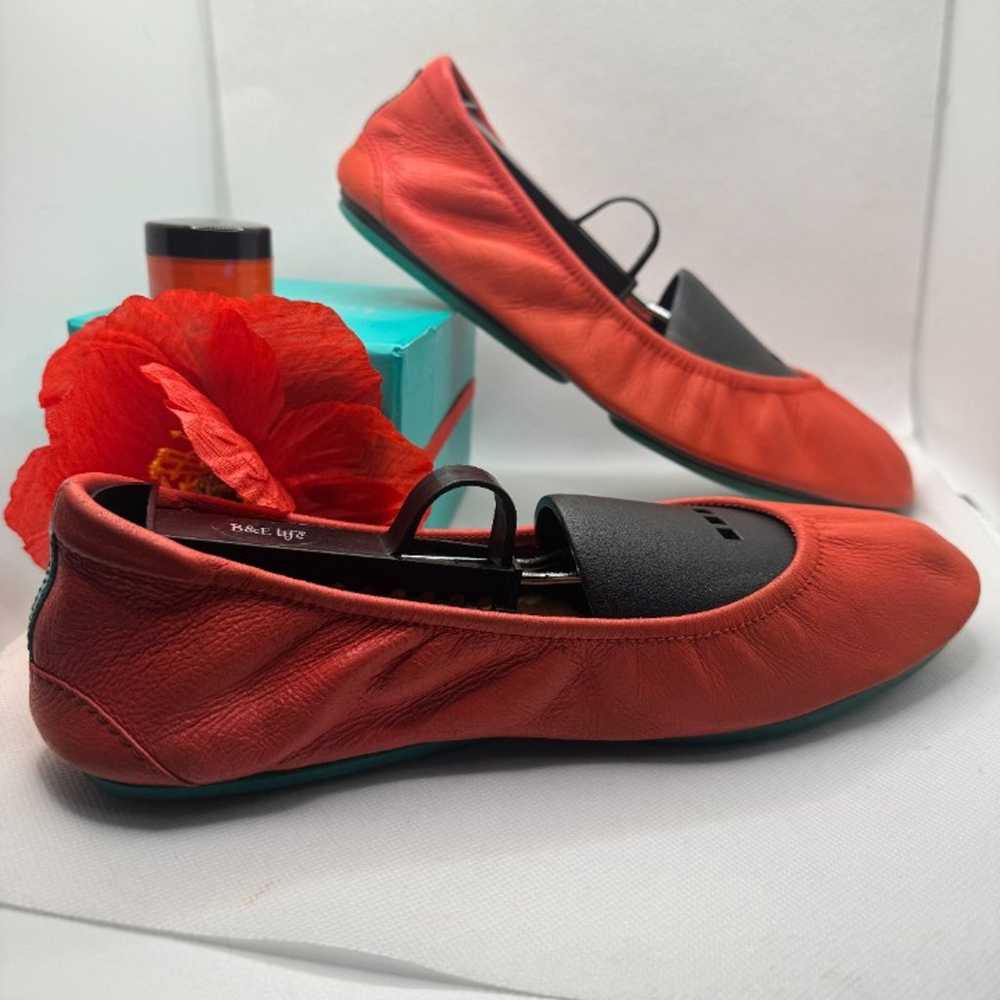 Poppy Tieks with box, poppy flower and tarrago mi… - image 6