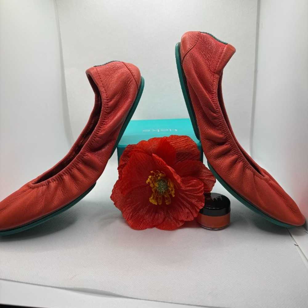 Poppy Tieks with box, poppy flower and tarrago mi… - image 7