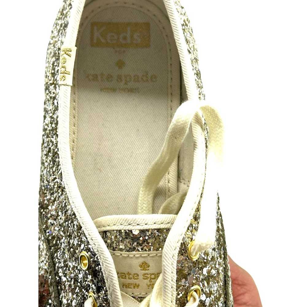 Keds X Kate Spade New York Glitter Sneakers Styli… - image 6