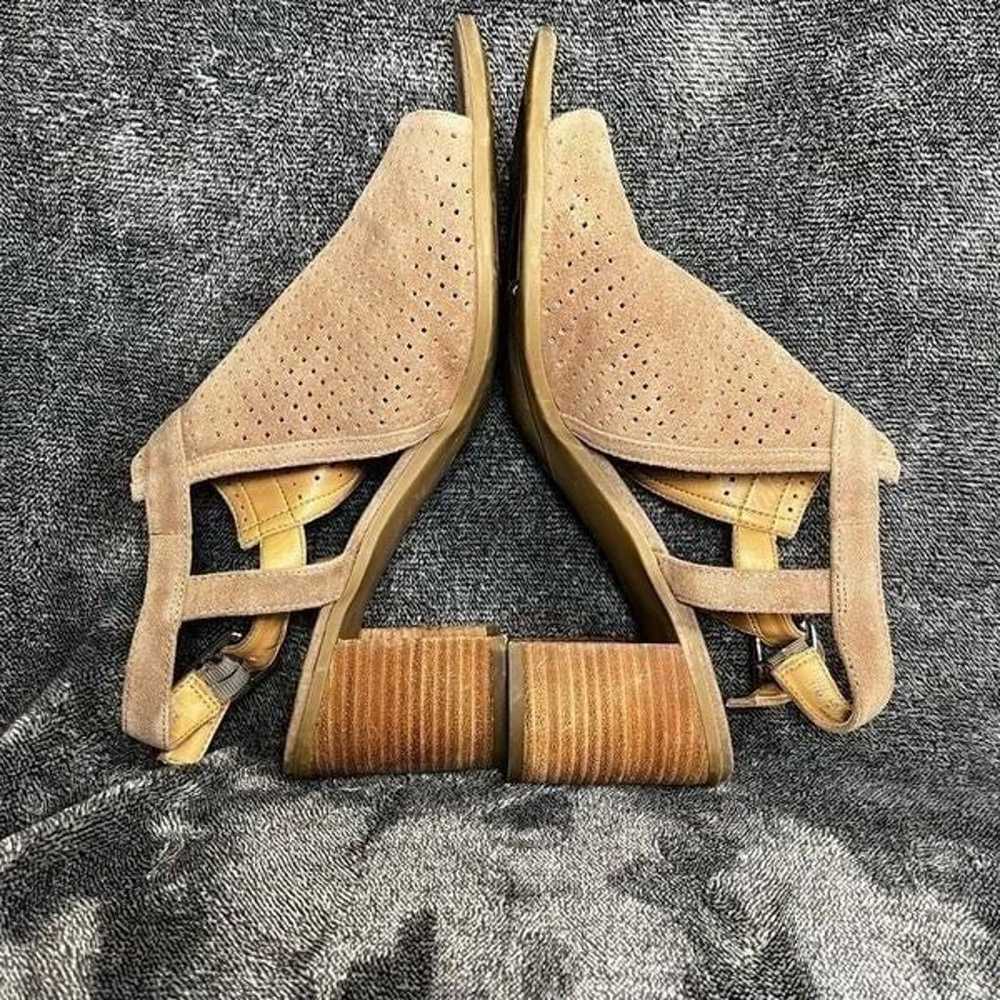 Franco Sarto Mandi2 Tan Block Heel Sandals Size 1… - image 6
