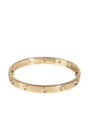 Cartier 18kt yellow gold Love diamond bracelet