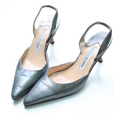 Manolo Blahnik Carolyne sling back heels