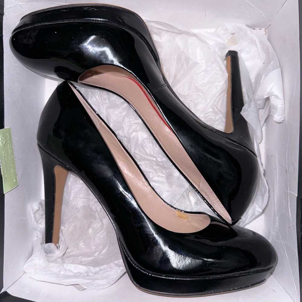 French Collection Black Heels Size 9 - image 1