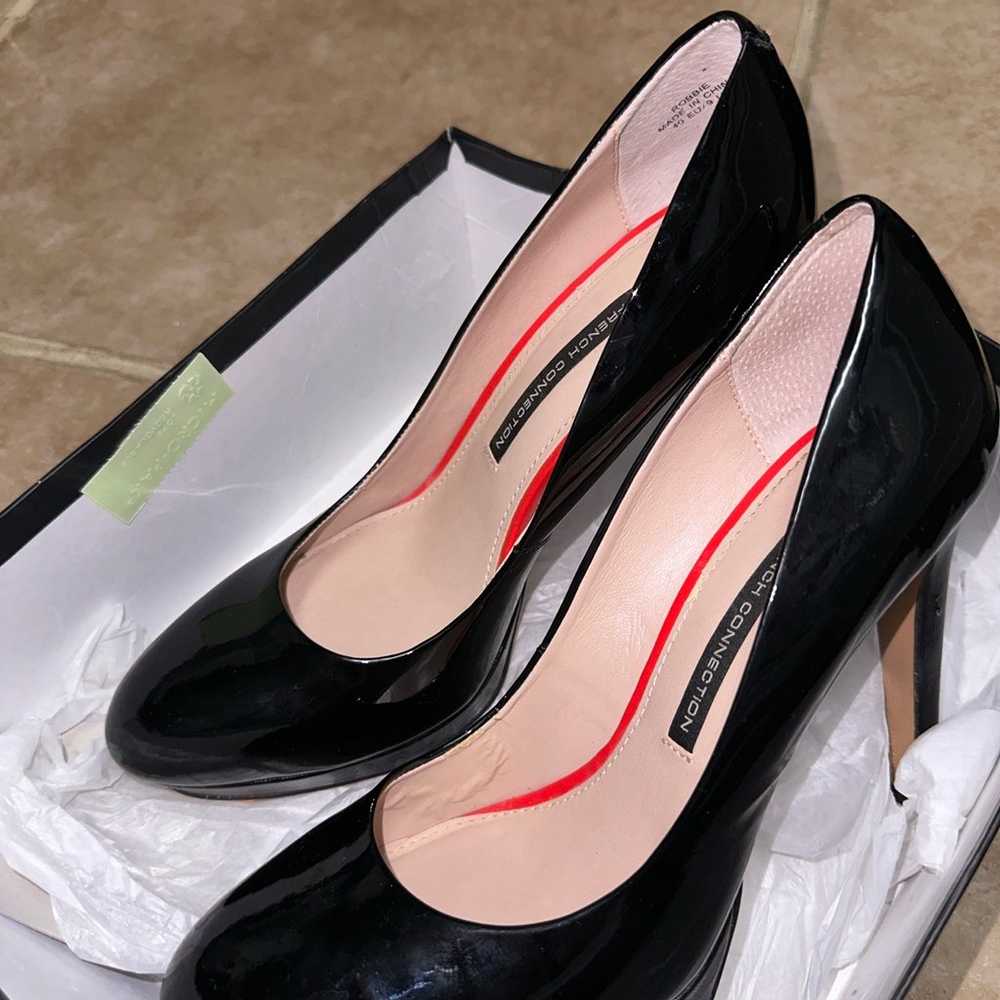 French Collection Black Heels Size 9 - image 2