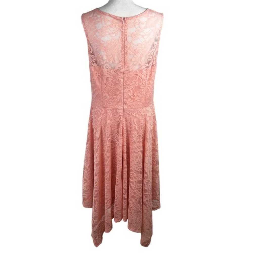 Meet Jen Pink Lace Sleeveless Dress 3XL  Stretchy… - image 2