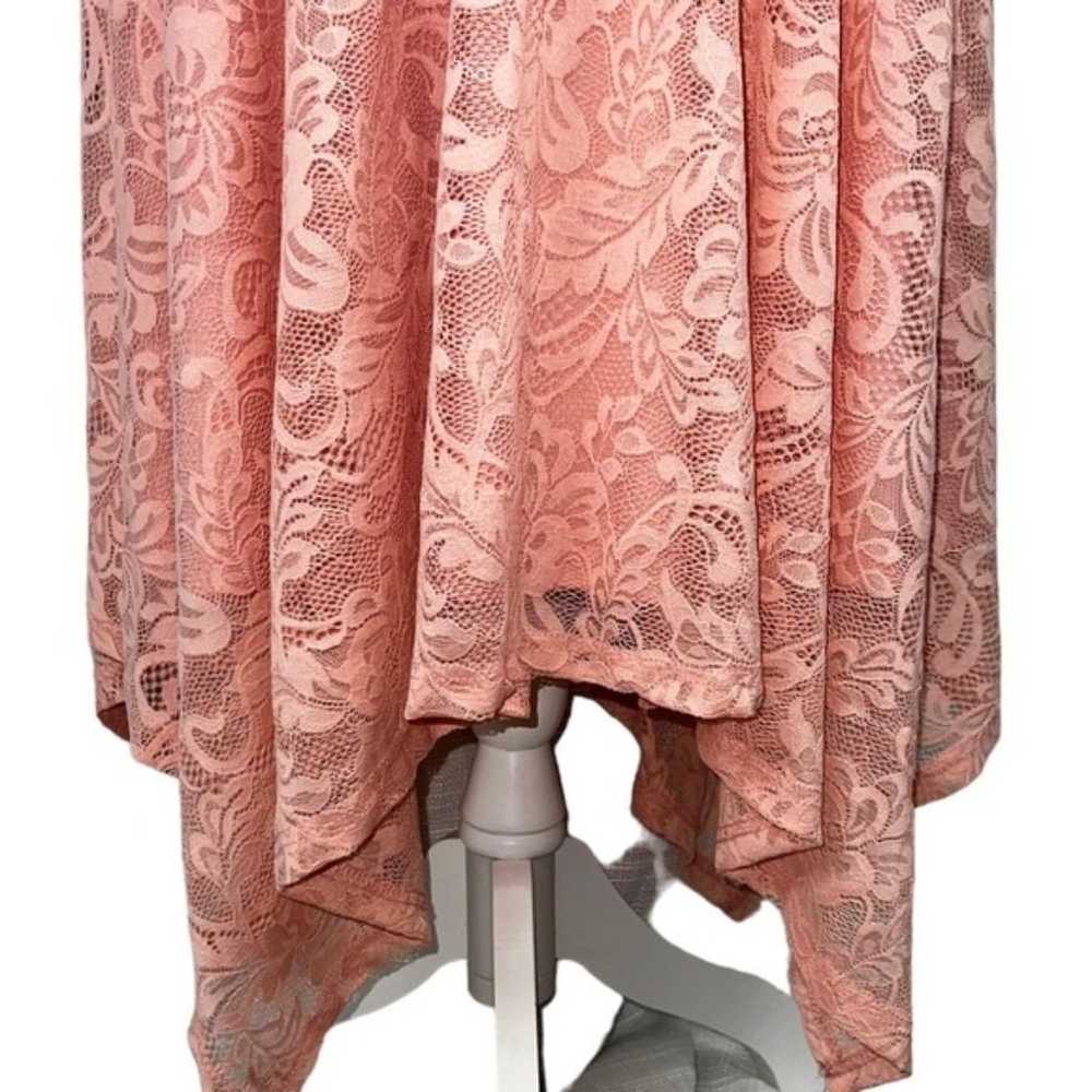 Meet Jen Pink Lace Sleeveless Dress 3XL  Stretchy… - image 4