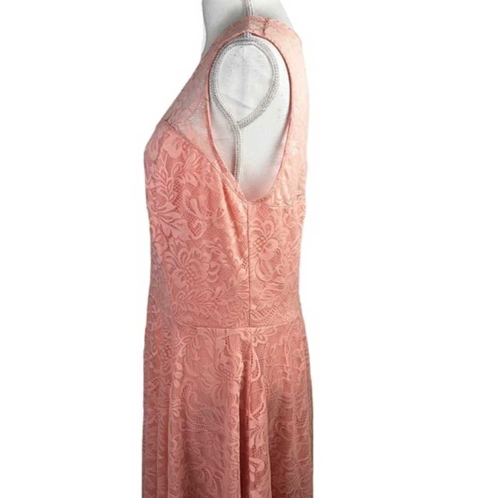 Meet Jen Pink Lace Sleeveless Dress 3XL  Stretchy… - image 5