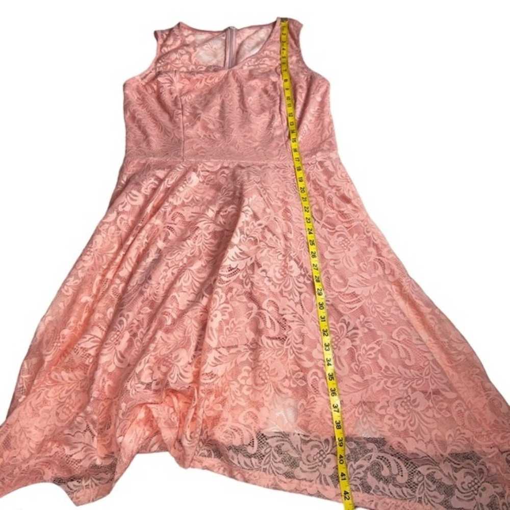 Meet Jen Pink Lace Sleeveless Dress 3XL  Stretchy… - image 7
