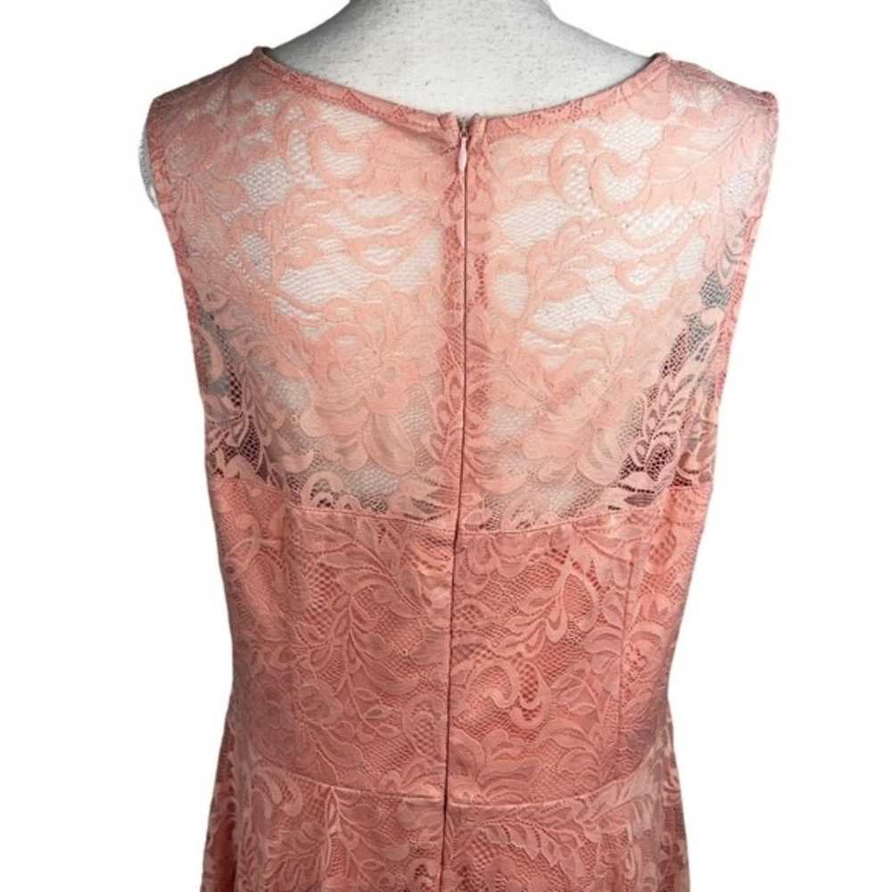 Meet Jen Pink Lace Sleeveless Dress 3XL  Stretchy… - image 8