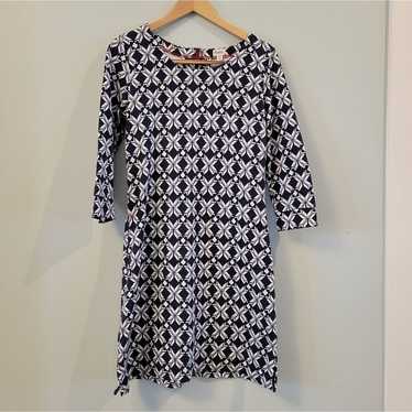 Hatley Geometric Cotton 3/4 Sleeve Dress - image 1