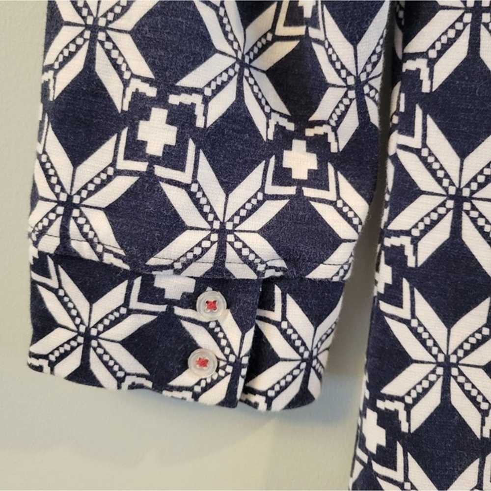 Hatley Geometric Cotton 3/4 Sleeve Dress - image 7