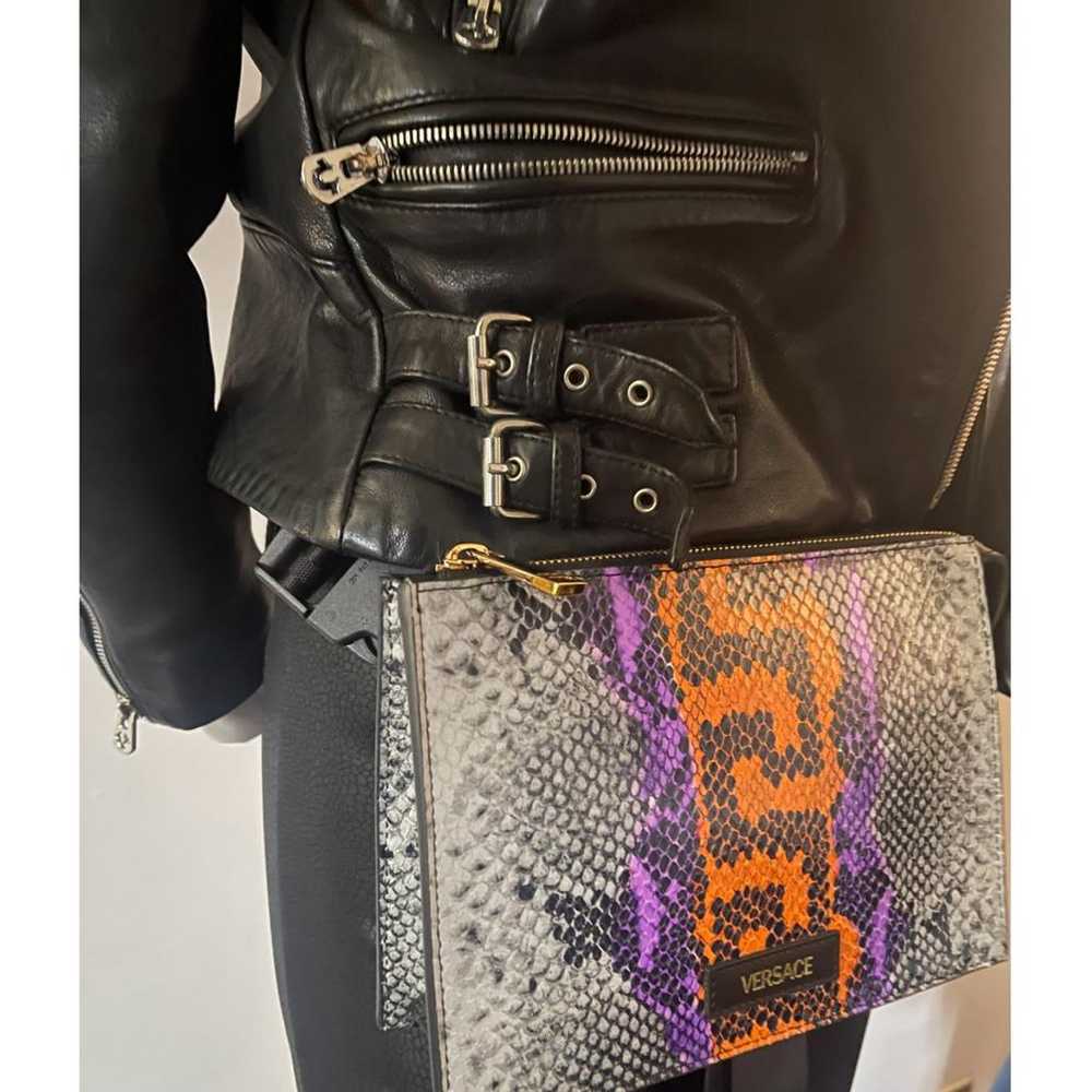 Versace Greca Goddess leather crossbody bag - image 3