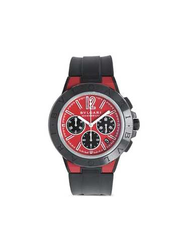 Bvlgari Pre-Owned pre-owned Diagono 42mm - Red