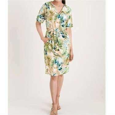 Chico's Tropical Stretch Jersey Knit Dress - image 1