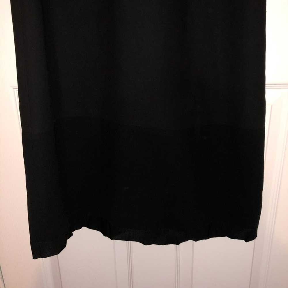 Kate Spade Black Ruffle Sleeve Midi Dress - image 7