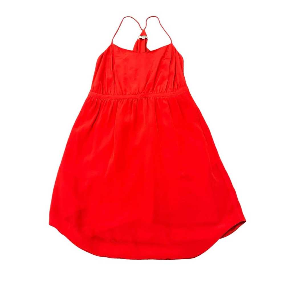SUPER beautiful cute Madewell Red Silk Dress - Si… - image 1