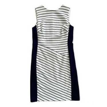 Lauren Ralph Lauren Striped Sheath Dress Size 14 - image 1