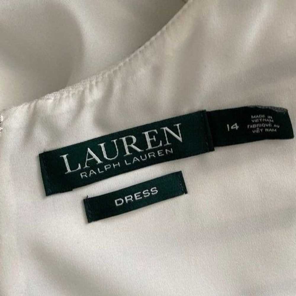 Lauren Ralph Lauren Striped Sheath Dress Size 14 - image 9