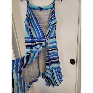 womens blue striped tommy hilfiger short dress