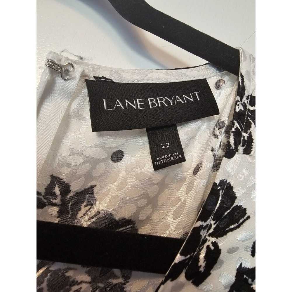 Lane Bryant black and white floral Fancy Formal d… - image 3