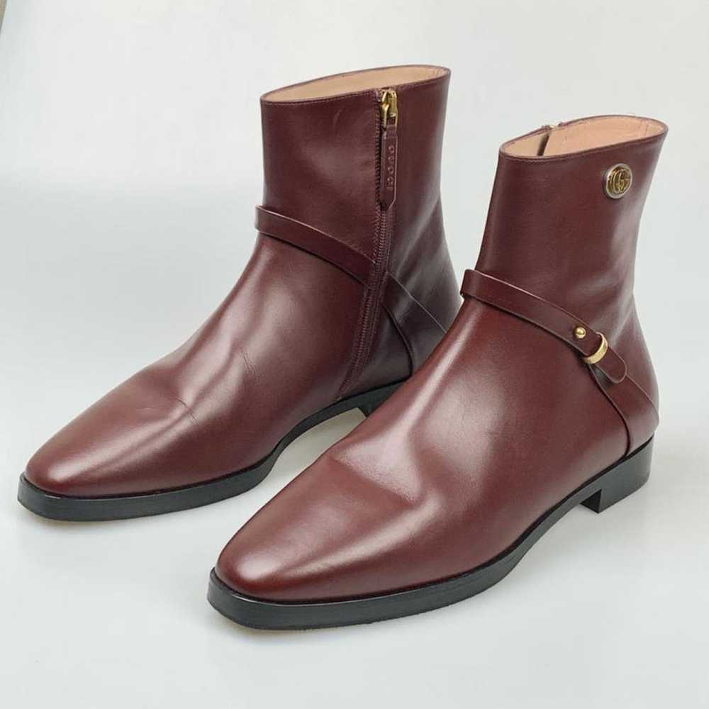 Gucci Leather boots - image 7
