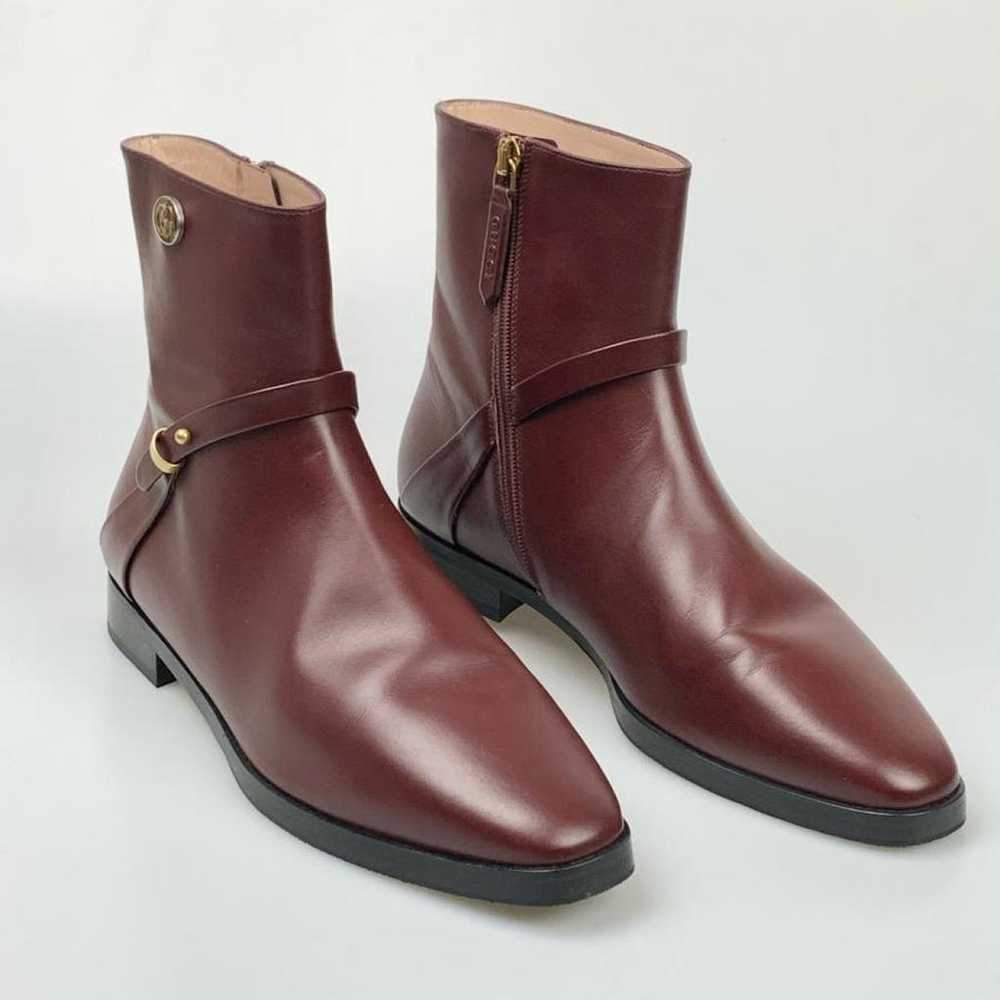 Gucci Leather boots - image 8