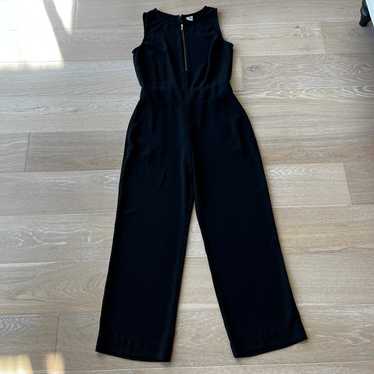 CAbi Grace Crepe Knit Zip Front Sleeveless Pants … - image 1