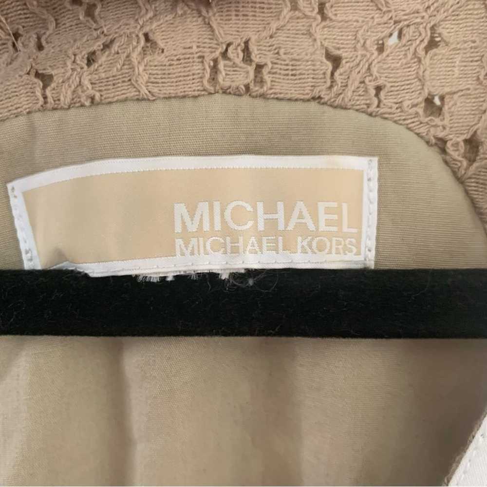 Michael Kors Tan & White Floral Lace Sleeveless S… - image 4