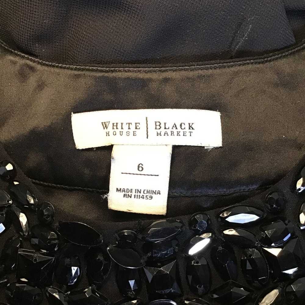 White House Black Market Women Black Gown Sz. 6 J… - image 10
