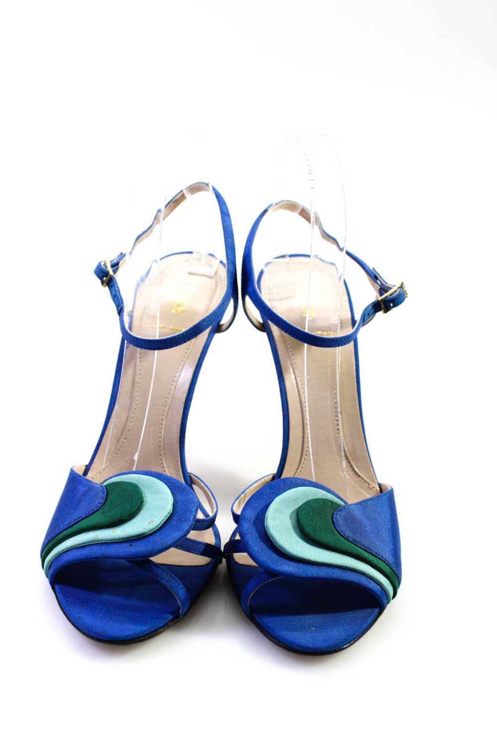 Fendi Womens Ankle Strap Slingbacks Sandal Heels … - image 2