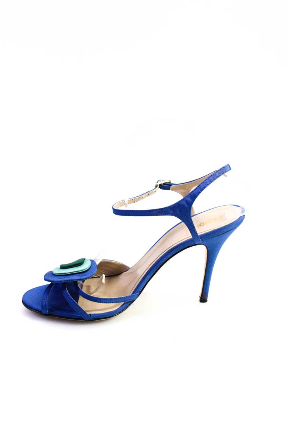 Fendi Womens Ankle Strap Slingbacks Sandal Heels … - image 5