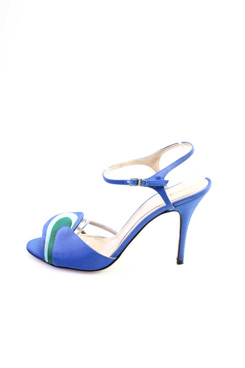 Fendi Womens Ankle Strap Slingbacks Sandal Heels … - image 6