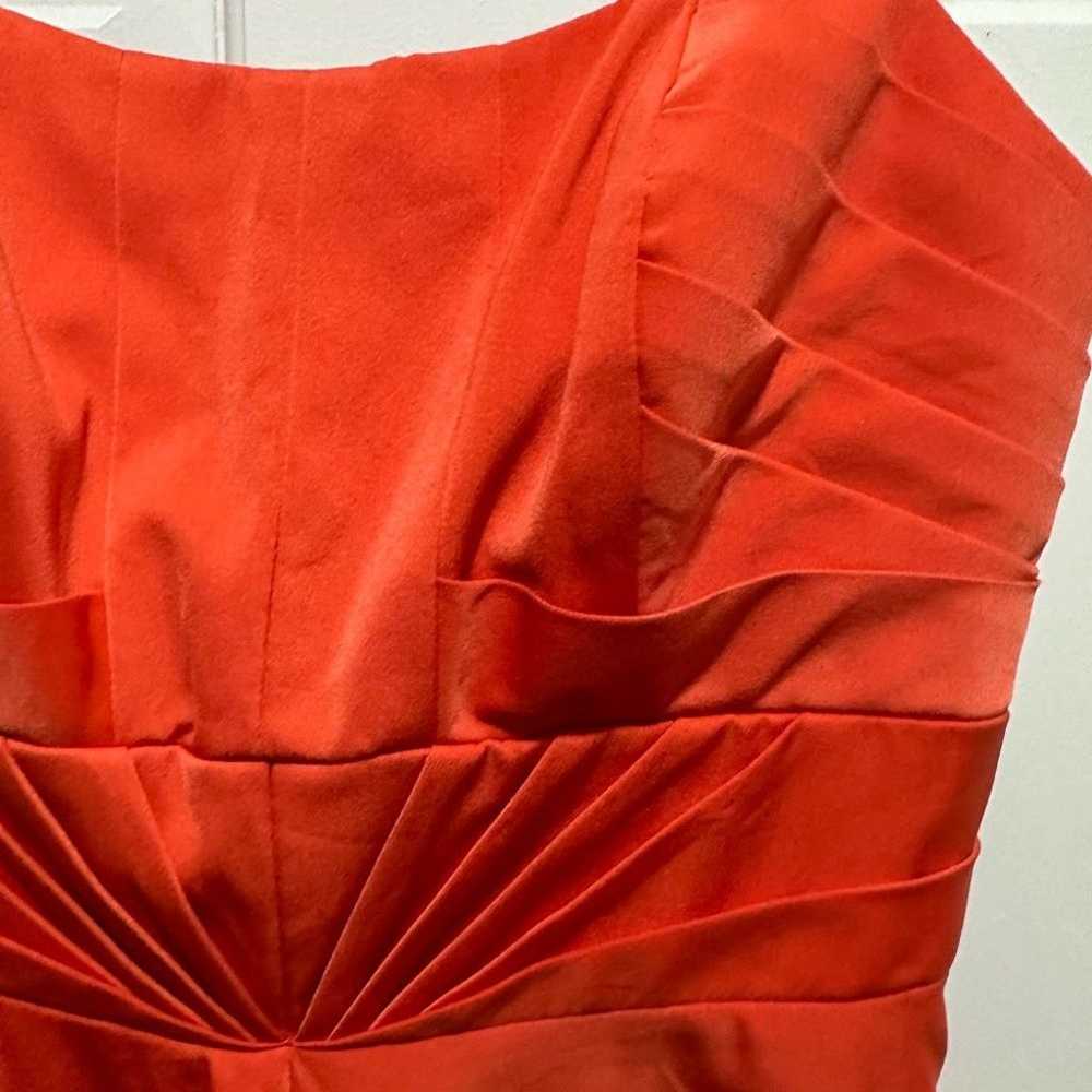 Marciano Orange fit and flare dress size 8 medium… - image 2