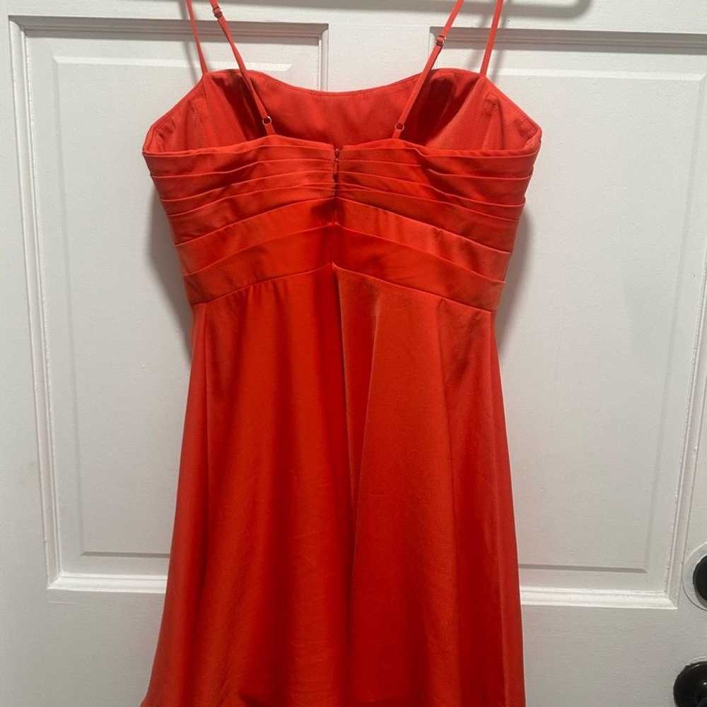 Marciano Orange fit and flare dress size 8 medium… - image 3