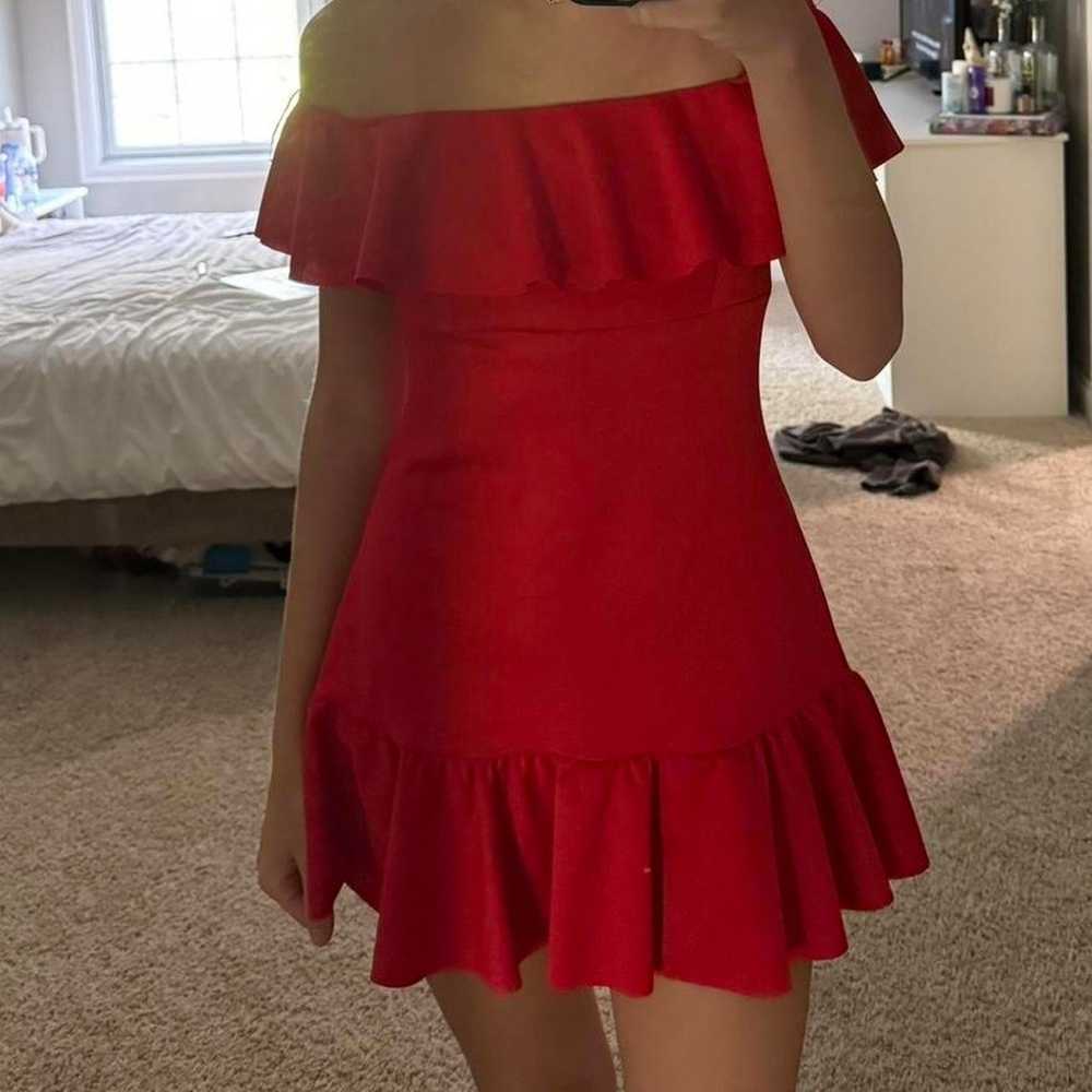 Urban Red Mini Dress Off - image 1