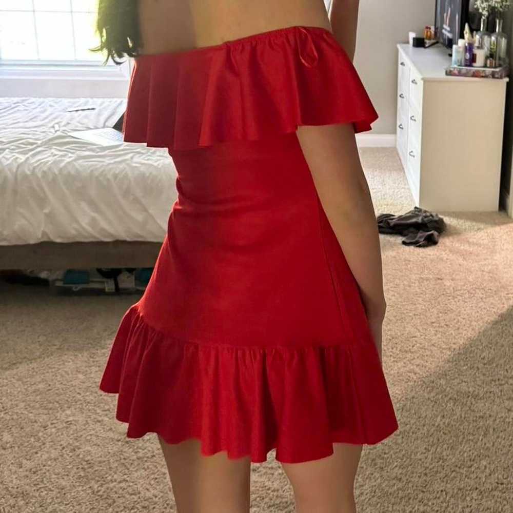 Urban Red Mini Dress Off - image 2