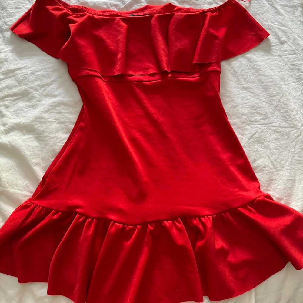 Urban Red Mini Dress Off - image 3