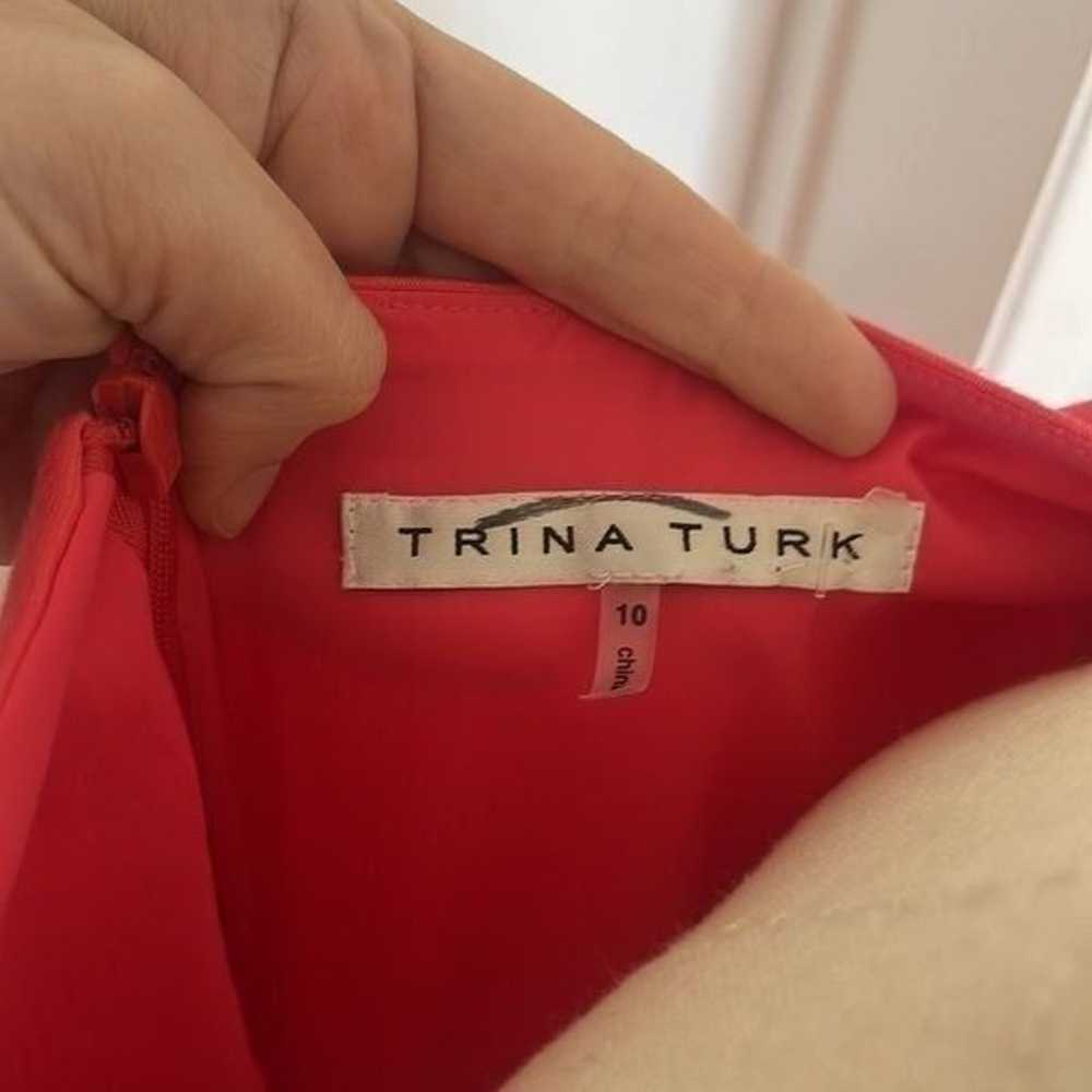 Trina Turk Pink Shift Dress - image 3