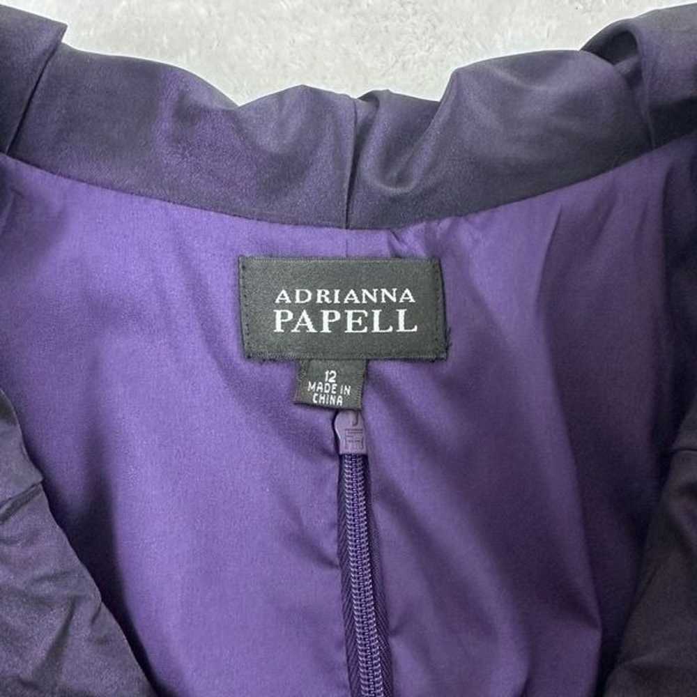 Adrianna Papell Women's 12 Short Sleeve Ruffle Fr… - image 3