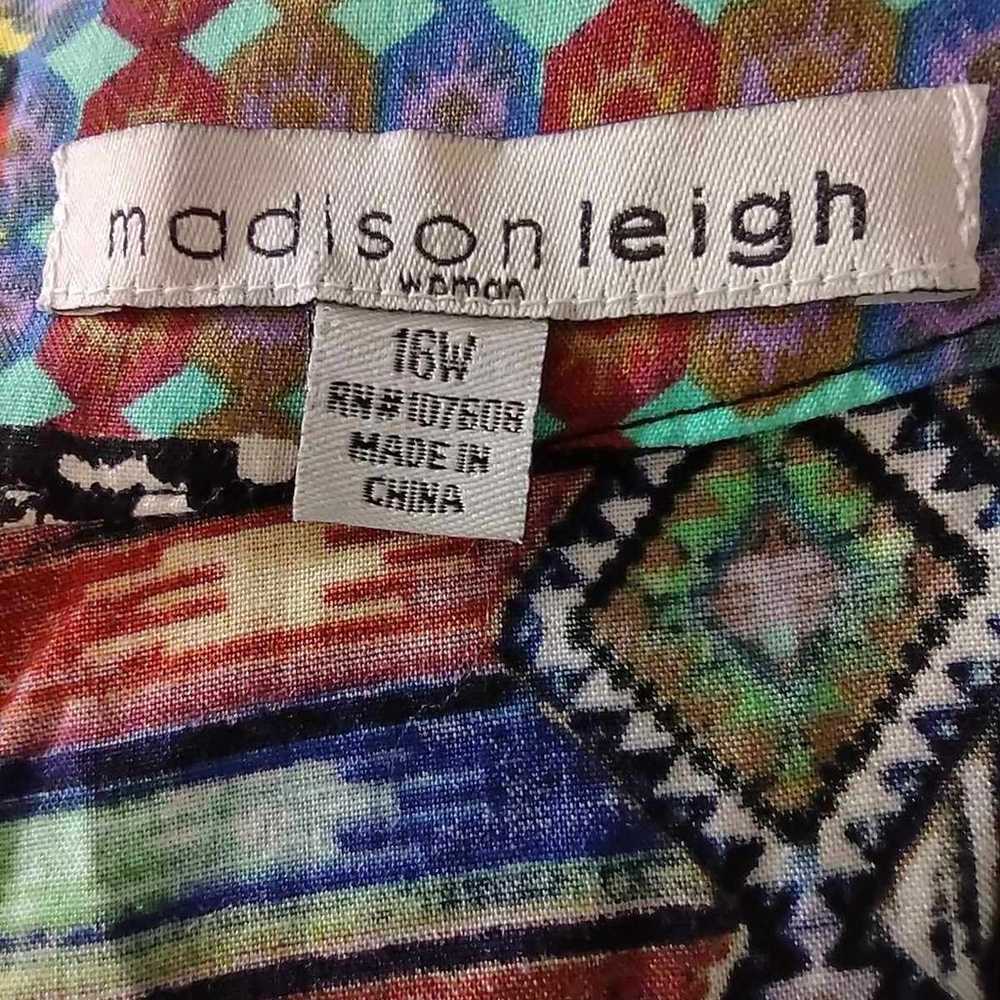 Madison Leigh Women Sleeveless Dress Rayon Colorf… - image 7