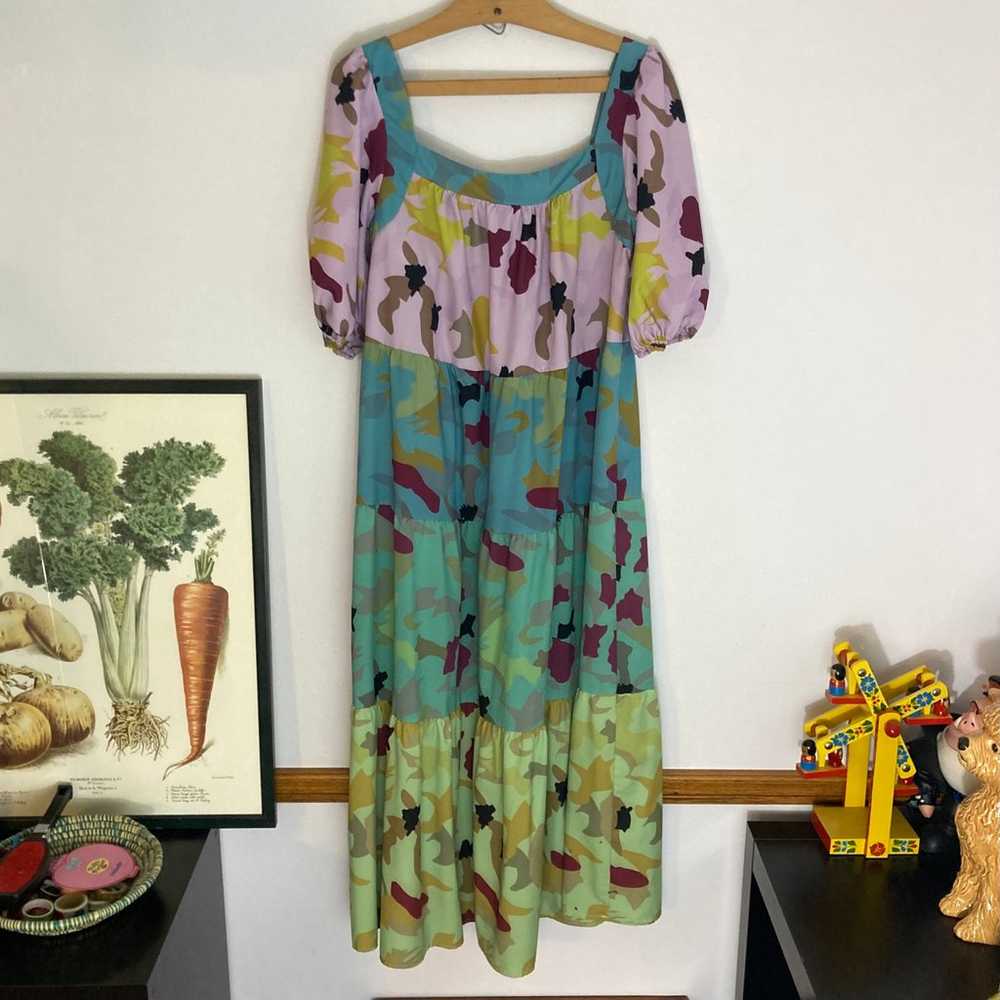 Social Threads tiered maxi dress size S - image 5
