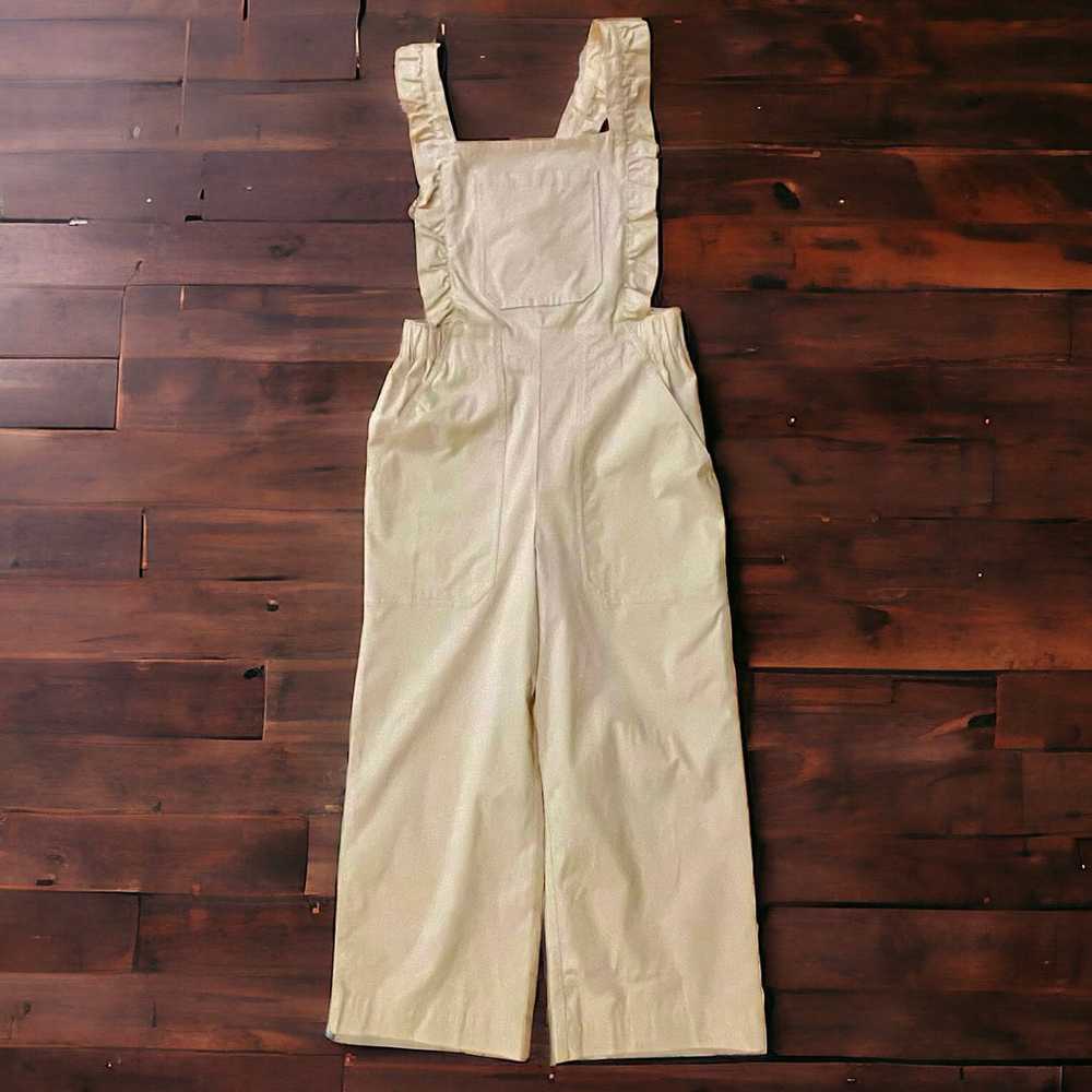 Anthropologie Maeve Ruffle Overalls Size Small - image 7