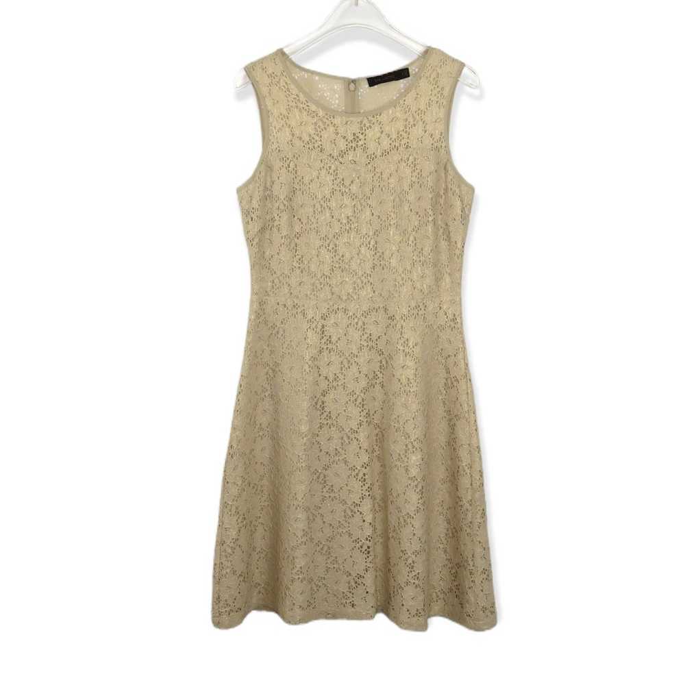 The Limited Gold Lace A-Line Dress Fit & Flare Sl… - image 2